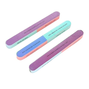 

6 Way Nail Art Tool Nail File Salon Professional Polishing Sanding Durable Finger Toe Manicure Tool