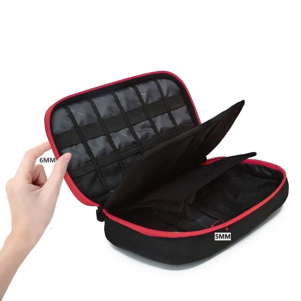 BAGSMART Electronic Organizers Portable Accessories Bag Waterproof Travel Bags For Phone Data Line SD Card USB Cable Earphone