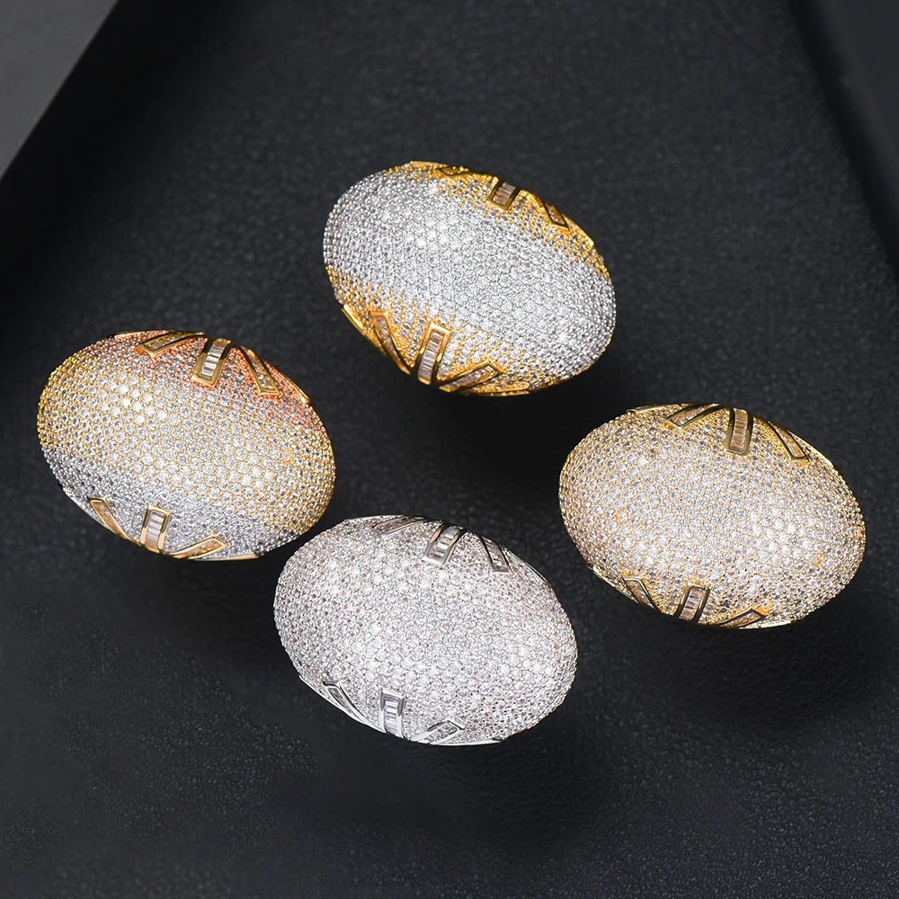

SISCATHY 2019 Luxury Flower Shell Geometric Cubic Zirconia Rings Engagement Dubai Naija Bridal Finger Rings Jewelry Addiction