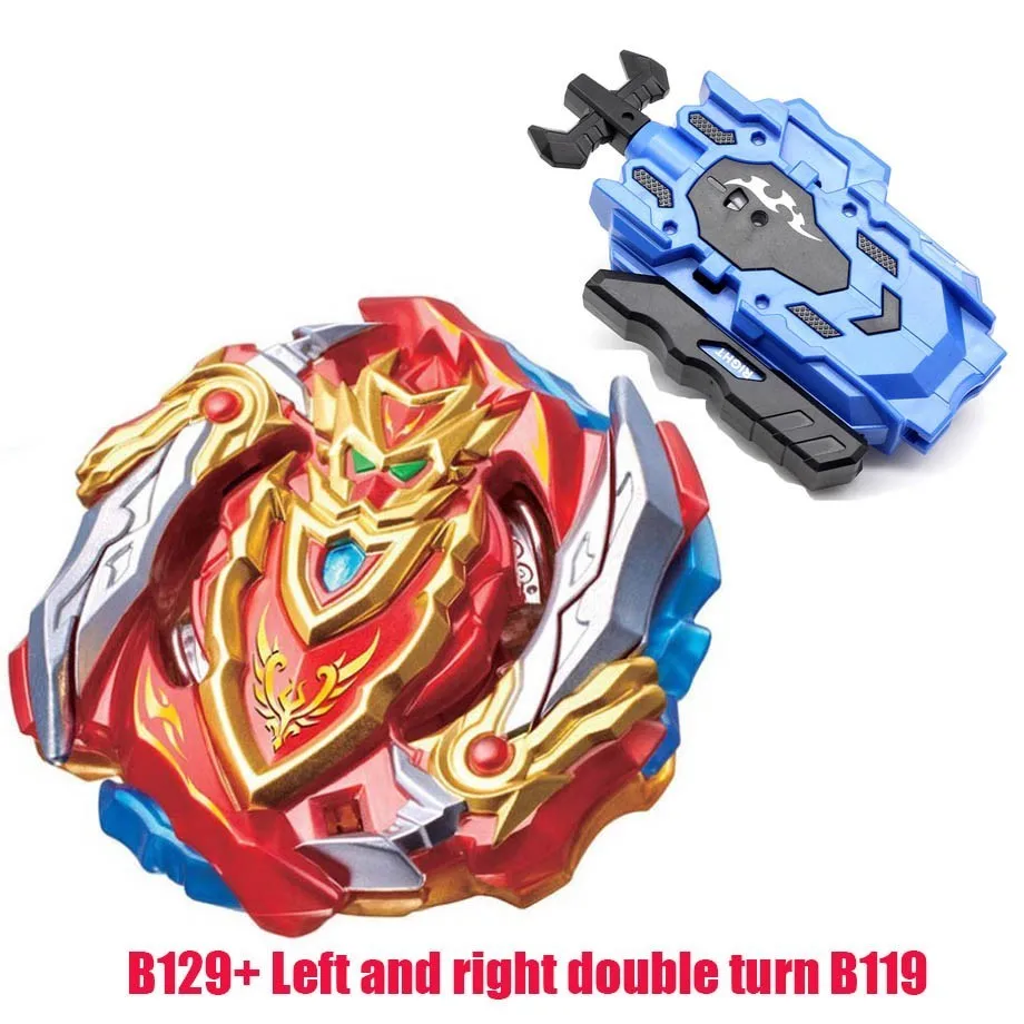 Набор Beyblade Burst B-110 B-106 B-105 B-104 B-103 Металл Fusion волчок, бейблэйд Burst с пусковым устройством детская лезвия игрушки - Цвет: b129