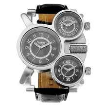 10 шт. в партии мужские s часы лучший бренд класса люкс Известный ТЕГ мужские военные часы 3 часового пояса мужские часы кожаные кварцевые часы мужские новые