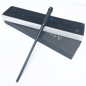 

Quality Led light Snape Dumbledore Magic Wand Gift Box Cosplay Game Prop Collection Harry Toy Stick Free Train Ticket
