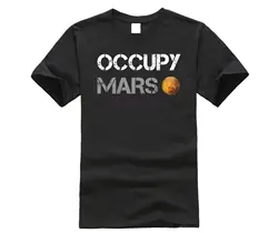 2019 новая брендовая мужская футболка Летняя хлопковая футболка с коротким рукавом Футболка OCCUPY MARS рубашка