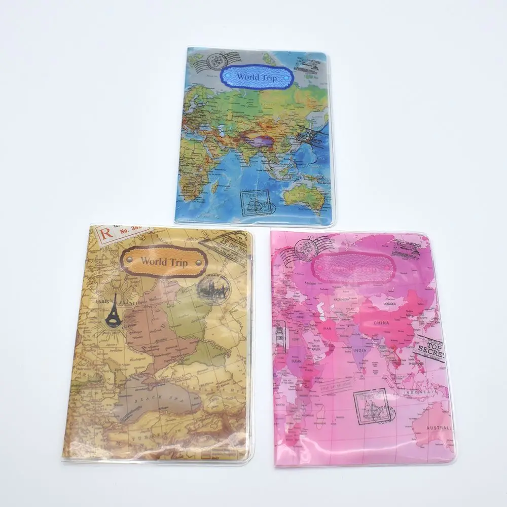 Карта мира, держатель для паспорта, Обложка для паспорта, чехол для карт и удостоверений, сумка, папка для документов, сумка, аксессуары для путешествий