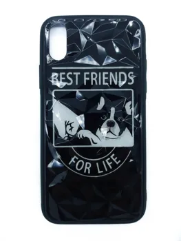 

Stand case Embossed Dog Black for Huawei Y7 2019