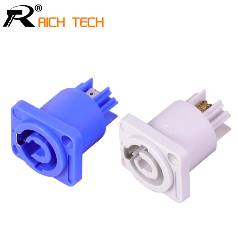 

1PC 3PIN Power connector Panel Mount Jack Socket NAC3FCA+NAC3MPA-1 Chassis Plug Panel Adapter Professional Speaker Connector
