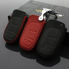car key chain cover fordodge JCUV 2013 2016 fiat Freemont 2016 jeep Cherokee GrandCherok 2016 leather case wallet holder