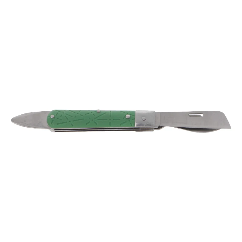

OOTDTY 3 Blade Garden Foldable Grafting Knife Pruning Seedling Cutter Cutting Tool