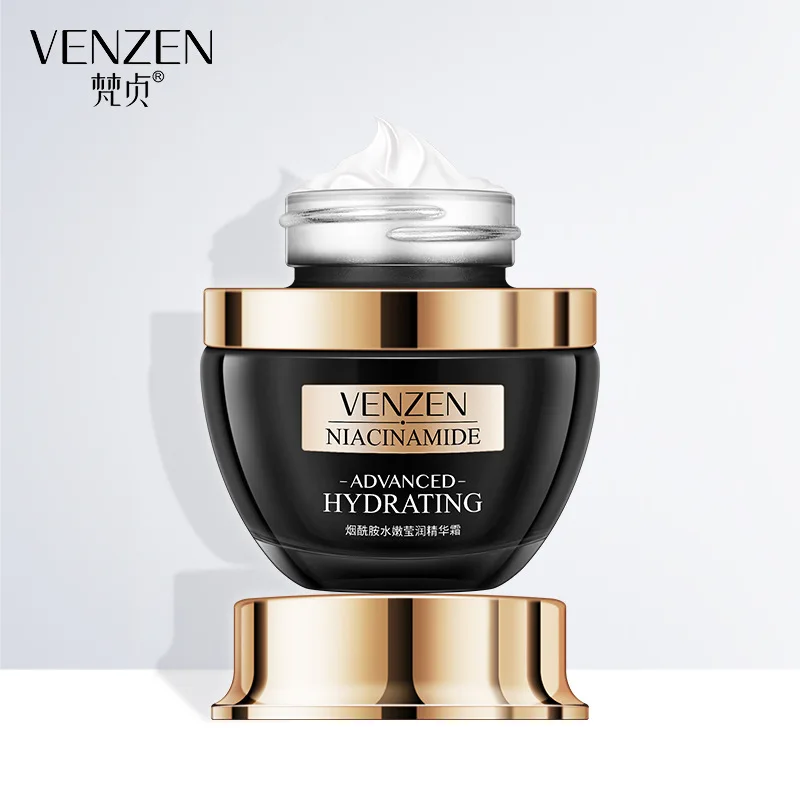 VENZEN Rejuvenating Face Cream With Niacinamide Vitamin E Deep Moisturizing Nutrition Whitening Anti-aging Face Skin Care 50g 11lb 5kg smart food scale digital cooking scale with nutrition calculator weight grams and ounces led display for diet