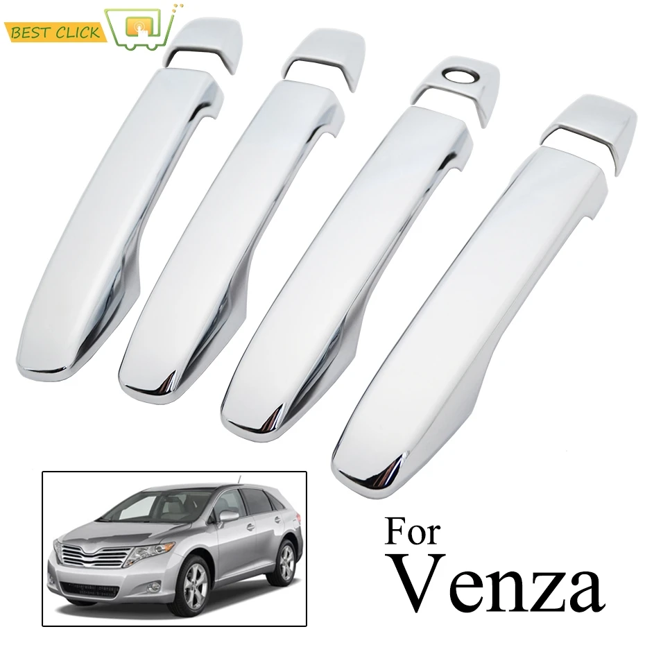 For Toyota Venza 2009 2015 Chrome Door Handle Cover Catch Trim Molding
