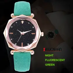 Часы для женщин кожаный ремешок звездное небо женские наручные часы Модные Роскошные Топ брендовые Кварцевые часы Женские Relogio Feminino Reloj Mujer