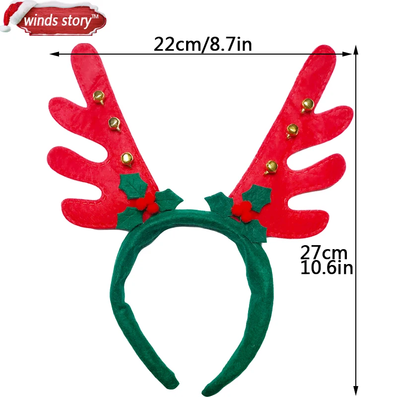 6 шт., Рождественская заколка, милая, Рождественская, оленья рога, заколка для волос, заколка для волос для детей, аксессуары для украшения, повязка на голову