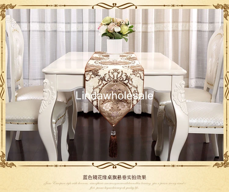 High-end luxury American coffee table flag,TV cabinet tablecloths,European Table Runner High-end luxury American coffee table flag,TV cabinet tablecloths,European Table Runner
