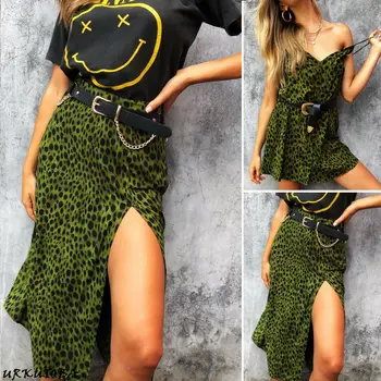 

New Women Ladies Girls Fashion Casual Chic Summer Skirt High Waist Leopard Print Skirt Party Clubwear