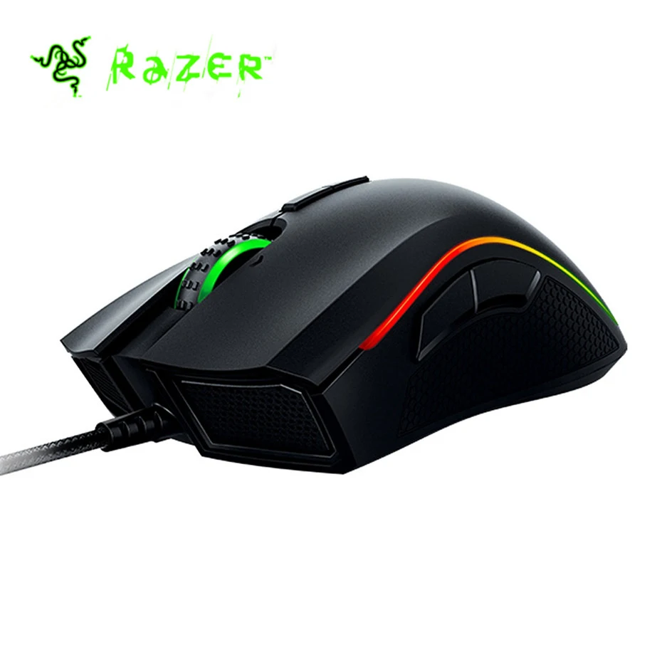 

Razer Original Mamba Tournament Edition Wired Gaming Mouse 16000 DPI 5G Laser Sensor Chroma Light Ergonomic Gaming Mouse