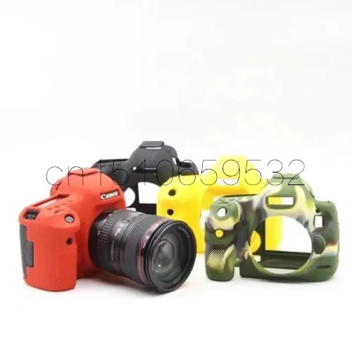 Сумка для камеры Мягкий силиконовый резиновый защитный чехол для Canon 5D Mark III IV S 5D 5DS 5D3 5D4 80D 800D для nikon 6D