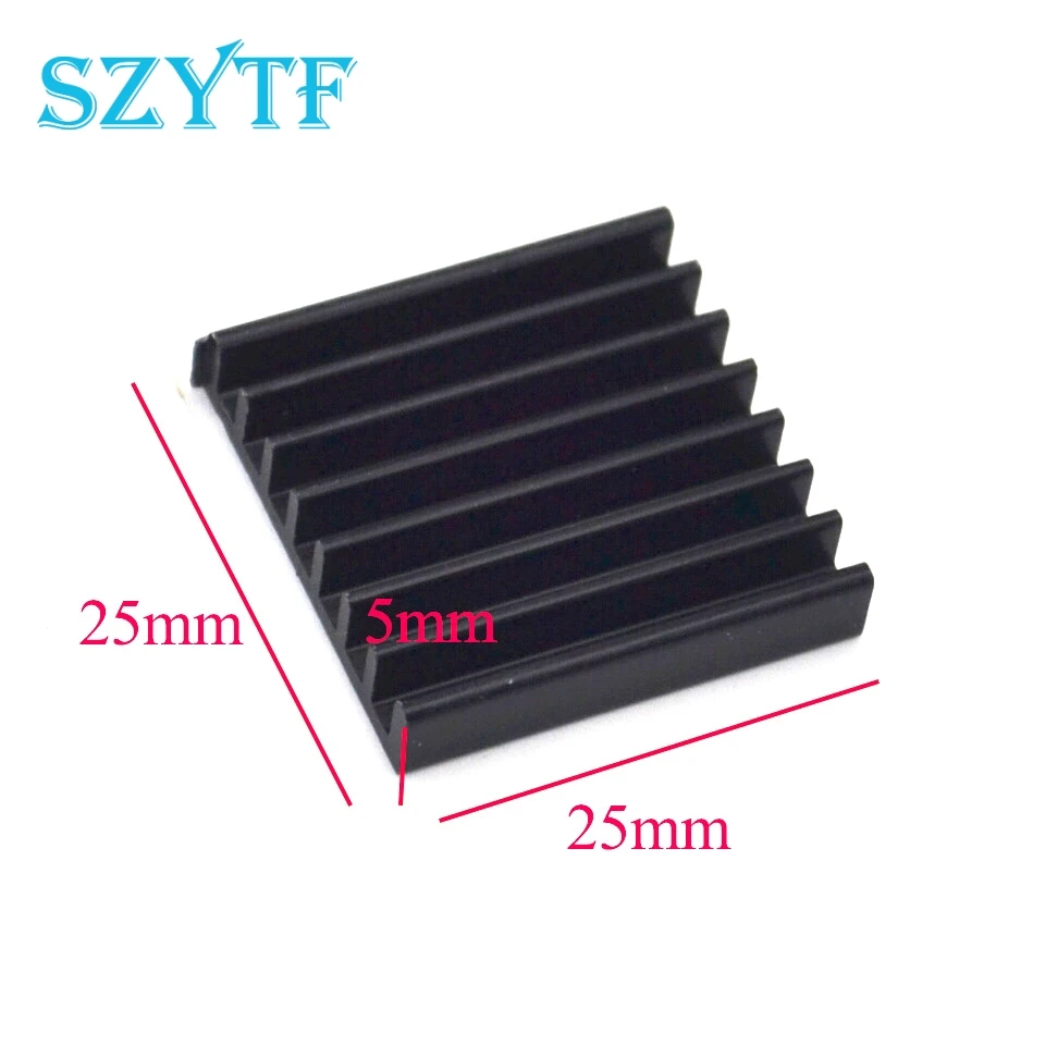 Heat sink 25*25*5MM (black) quality radiator