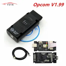 2019 op com v1.70 1.78 1.99 firmware a + qualidade OP-COM opel para o diagnóstico-ferramenta op com real pic18f458 pode ser atualização flash