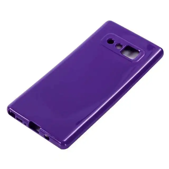 Dark Purple Чехол FULAIKATE ТПУ карамельного цвета для samsung Galaxy Note 8 мягкая задняя крышка для S8 S9 Plus Note 9 тонкие Защитные чехлы для телефонов - Цвет: Dark Purple
