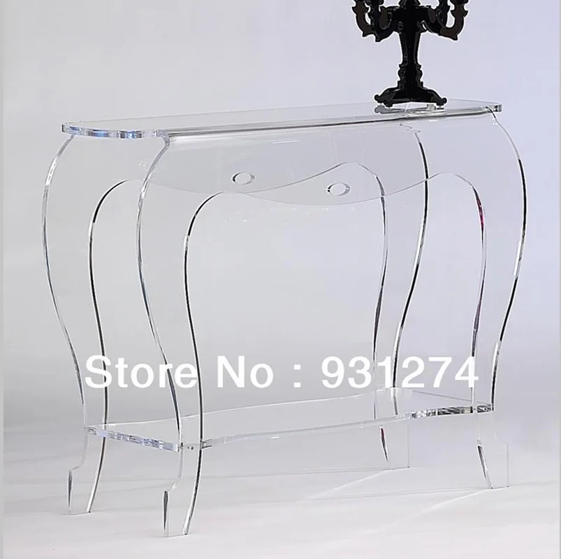 Элегантные подставки для столов столик под раковину Lucite 120 Вт 40 76 см|acrylic console