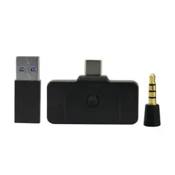 USB беспроводной адаптер с bluetooth передатчик type-C порт с 3,5 мм аудио разъем для ПК ноутбука
