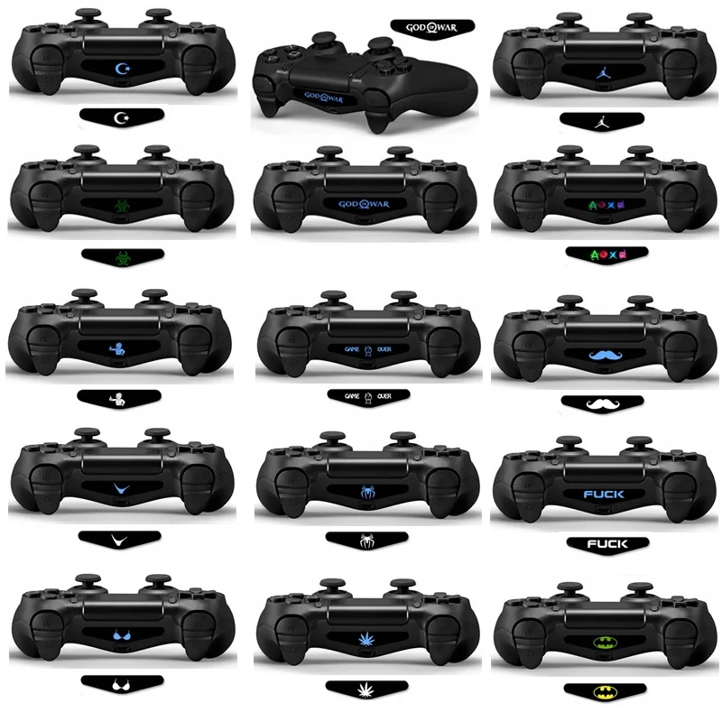 Высокое качество PS4 светодиодный светильник Бар наклейки для Playstation 4 контроллер Dualshock 4 наклейка аксессуары