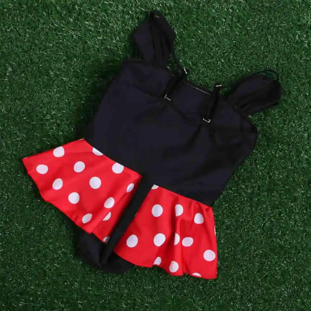 Женский купальник из трех предметов с героями мультфильмов комплект шляпой