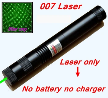 

[ReadStar]RedStar 007 high power Green Laser pointer Laser pen burn match star pattern cap laser only w/n battery & charger