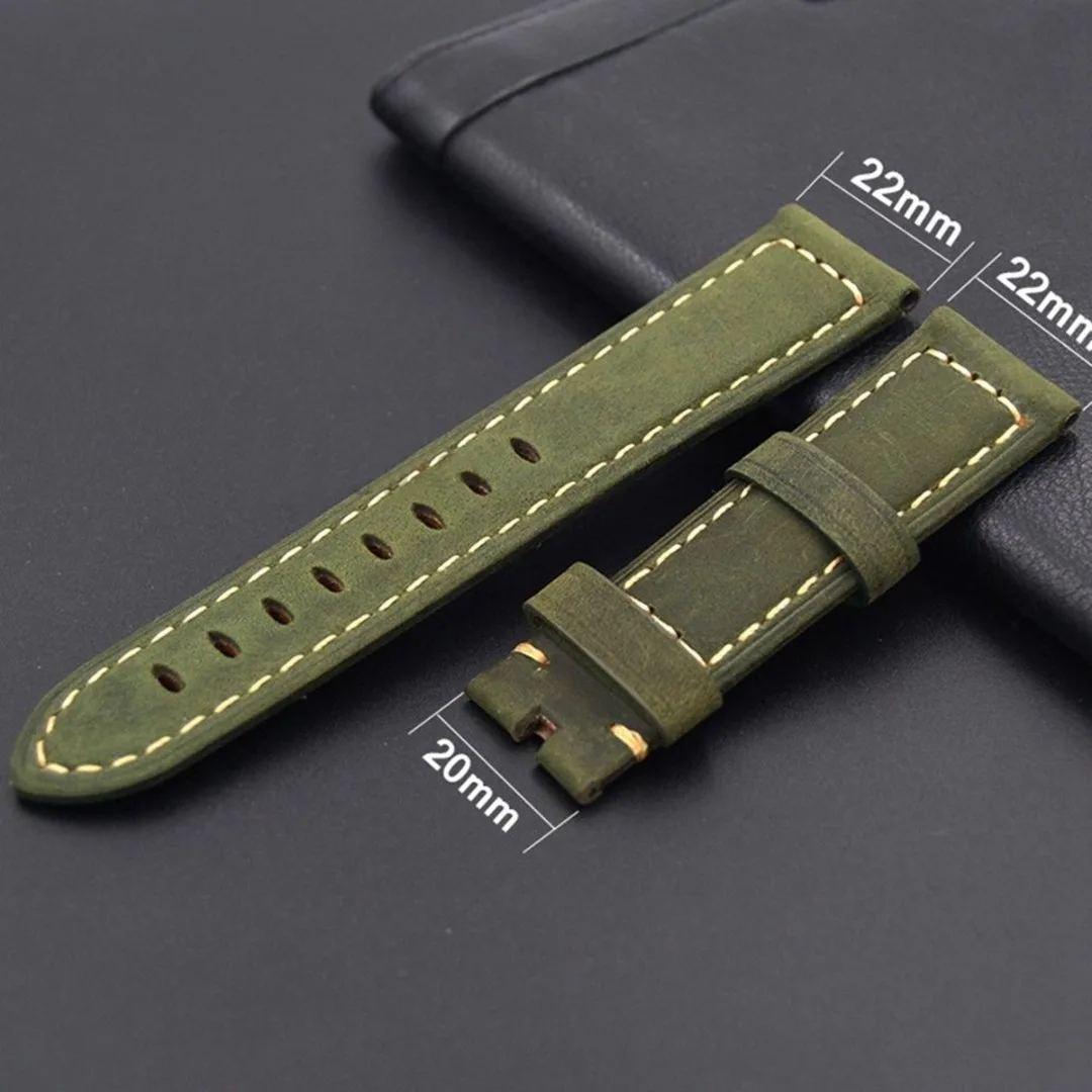 Shelhard New Quality Genuine Leather Watch Band Strap For Samsung Galaxy Watch 42 /46mm Universal Quick Replacement Straps