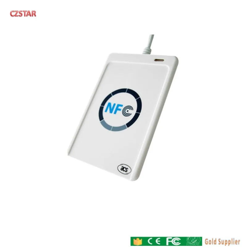 USB ACR122U-A9 NFC Reader Writer duplicator RFID Smart Card+ 5pcs UID changeable Cards keyfob+1 SDK CD