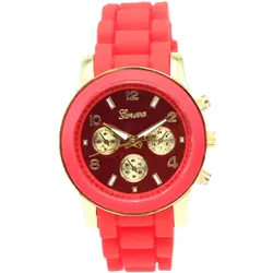 Горячая продажа бренда Женева силиконовые желе часы точный кварцевый механизм женская relojs часы модные женские часы