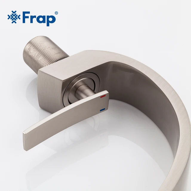 Frap new bath Basin Faucet Brass Chrome Faucet Brush Nickel Sink Mixer Tap Vanity Hot Cold Frap new bath Basin Faucet Brass Chrome Faucet Brush Nickel Sink Mixer Tap Vanity Hot Cold Water Bathroom Faucets y10004/5/6/7