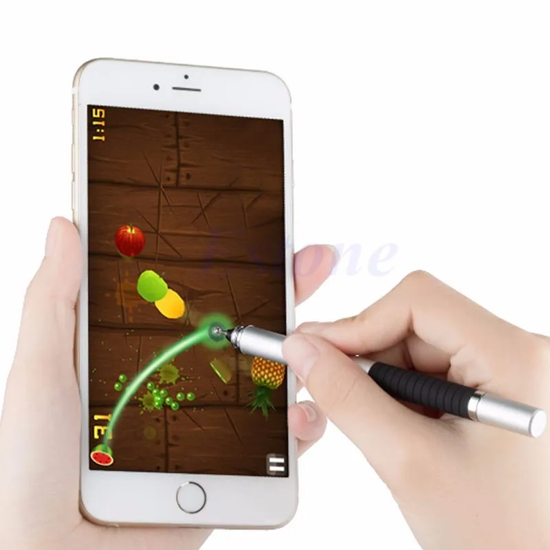 2in1 емкостный Сенсорный экран ручка Шариковая стилус для iPhone samsung планшета iPad W15