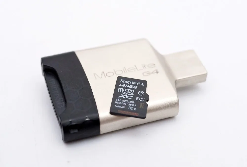 Kingston USB 3,0 Micro SD кард-ридер многофункциональный металлический мини SD microSDHC/SDXC UHS-I карта памяти USB адаптер для компьютера