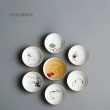 1 шт. WIZAMONY Склад Распродажа китайский ру печной фарфор Gaiwan чайный набор фарфоровые чайные чашки чаша китайский заварочный чайник чайная чашка из селадона