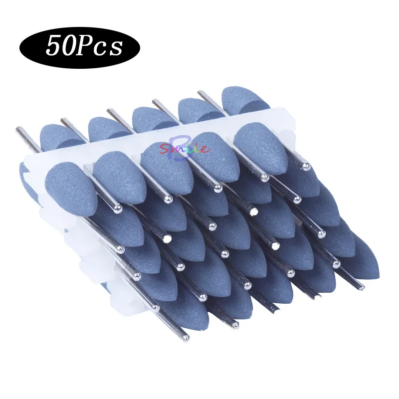 

Dental Grey SILICONE Polishers Resin Base Acrylic Polishing Burs 3 Size 50pcs
