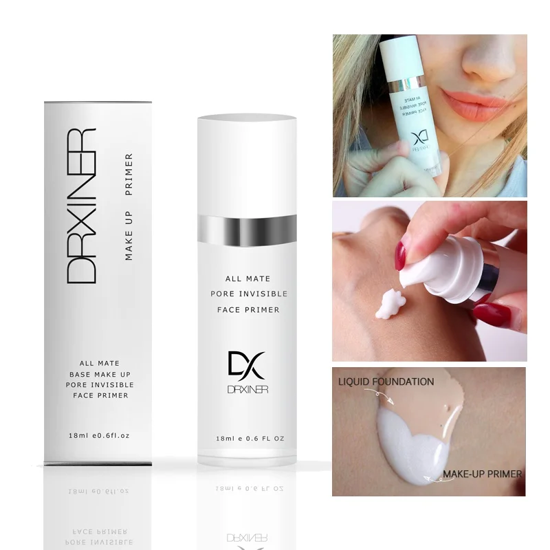 

Face Primer Make Up Base Foundation Cream Natural Brighten Moisturizing Oil Control Long-lasting Makeup