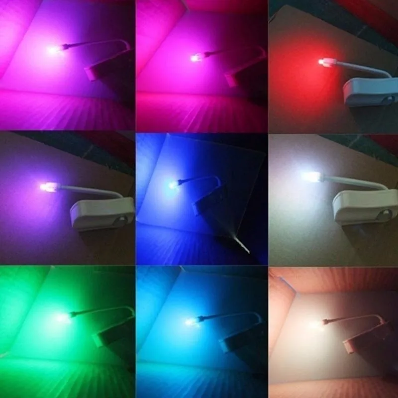 Цветной СВЕТОДИОДНЫЙ ночник датчик движения Автоматический туалет подвесная легкая миска вращение цвета на батарейках аксессуары для ванной комнаты