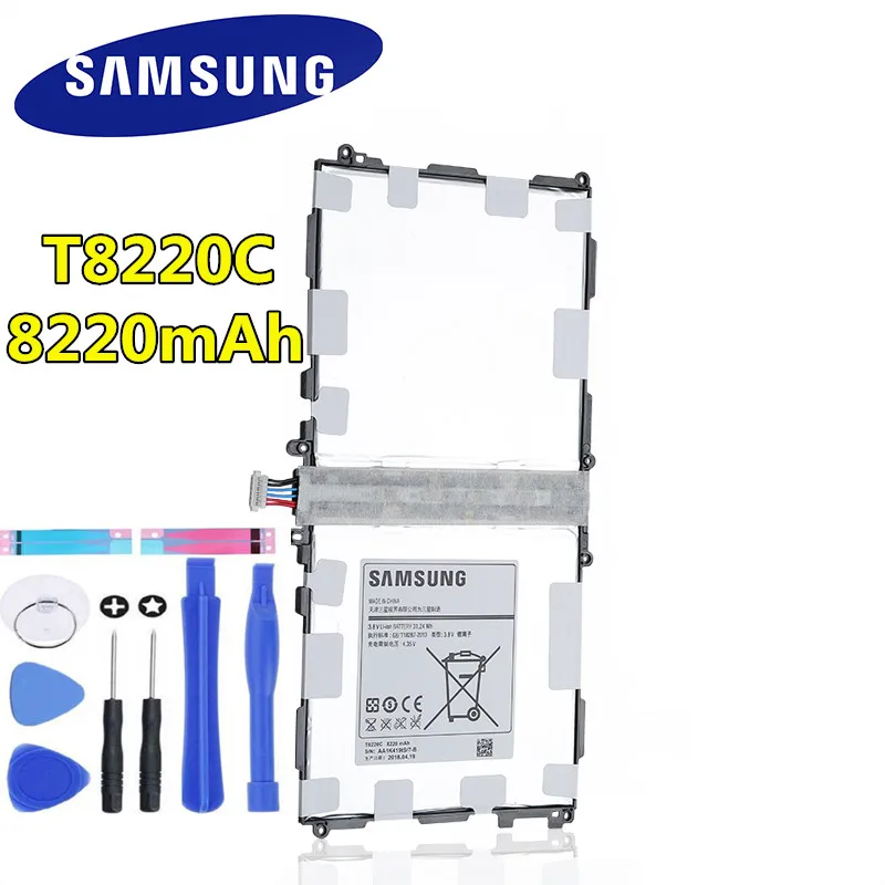 Аккумулятор T8220E T8220C для samsung GALAXY Note 10,1 Tab Pro P600 P601 P605 P607 SM-T520 SM-T525 Аккумуляторы для планшетов 8200 мАч