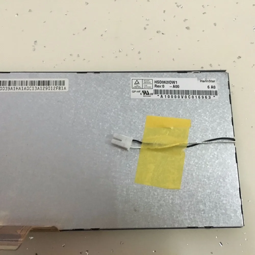 HSD062IDW1 A00 A01 A02 6.2 인치 LCD 화면, 신제품