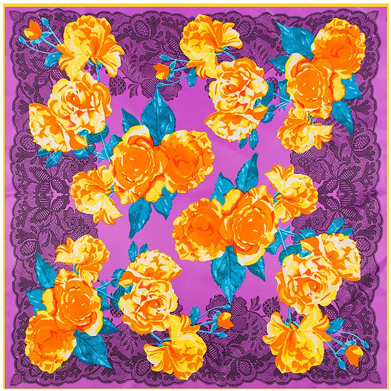 Женский шёлковый шарф хиджаб 100% X 100 см|brand silk scarf|silk brand scarfsilk scarf |