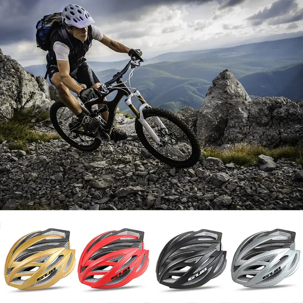 

Unisex Fashion Integrated Mountain Bike Road Bike Riding Helmet Carbon Fiber Riding Helmet Cycling Equipment For Men And Women