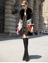 *.European star special Noble New Natural Full Pelt Mink Fur Winter Coat Women’s Sleeveless Fashion All-match Knitted Mink Coat!