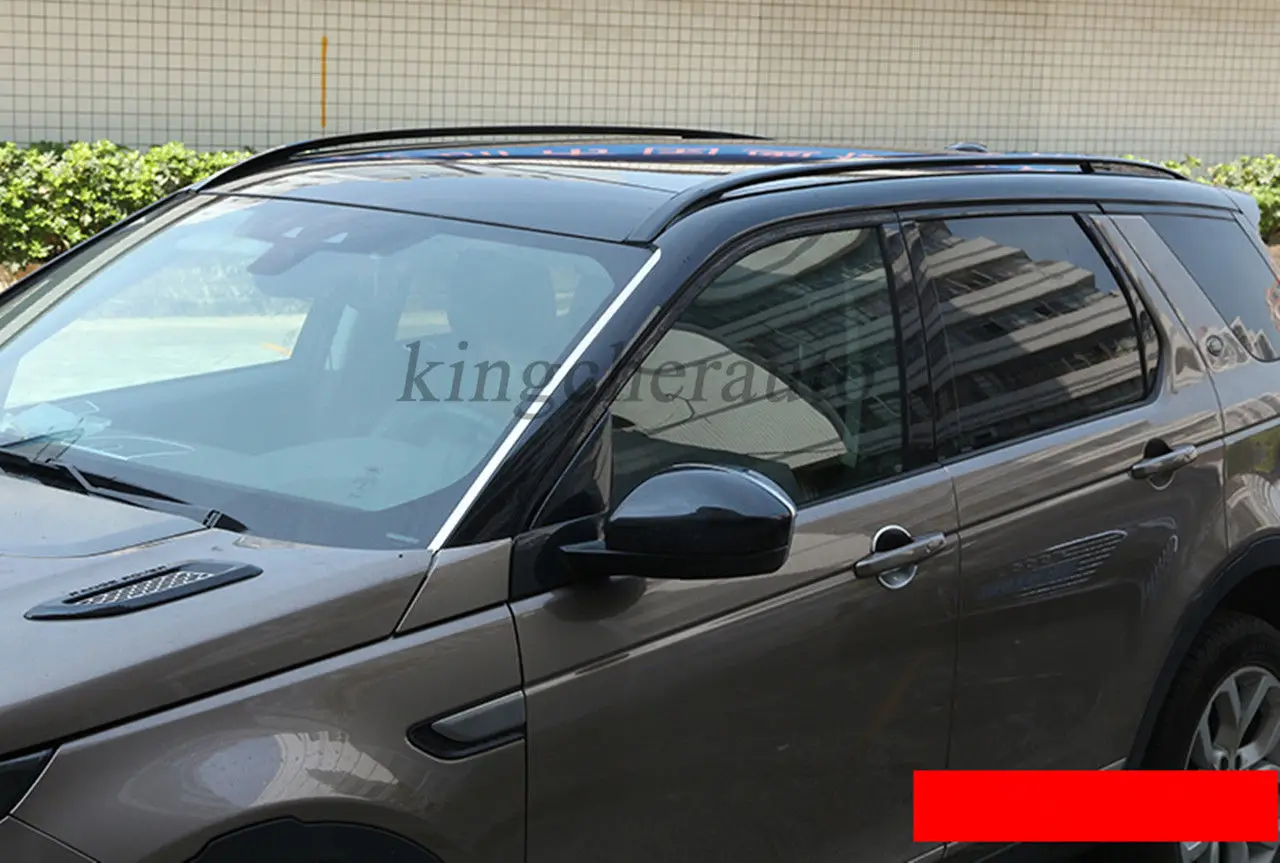 fits For Land Rover new Discovery sport 2015 2018 Black baggage roof rack bar railin Roof Racks