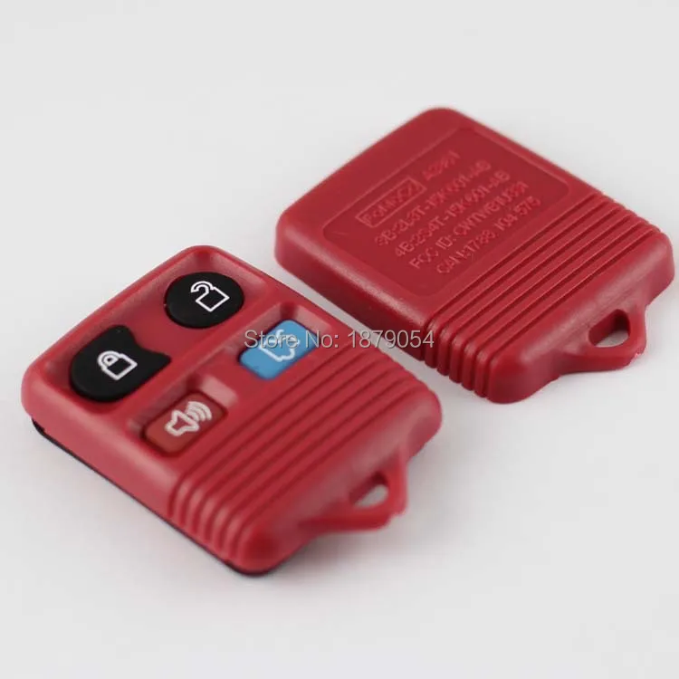4 Buttons Ford Remote Key Blanks Case Shell in Red (2).JPG
