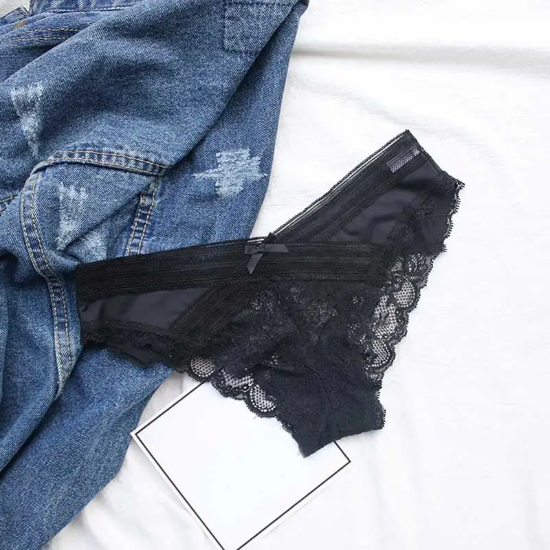 SP&CITY European Delicate Lace Floral Sexy Panties Sex String Women Hollow Out Underwear Bandage Crotch Cotton Briefs Lingerie SP&CITY European Delicate Lace Floral Sexy Panties Sex String Women Hollow Out Underwear Bandage Crotch Cotton Briefs Lingerie