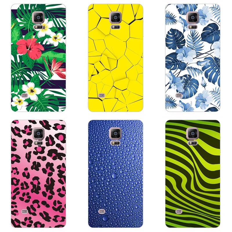 Мягкий ТПУ для Samsung Galaxy Note 4 SM-N910S/SM-N910C SM-N910H SM-N910 чехол с принтом силиконовый |