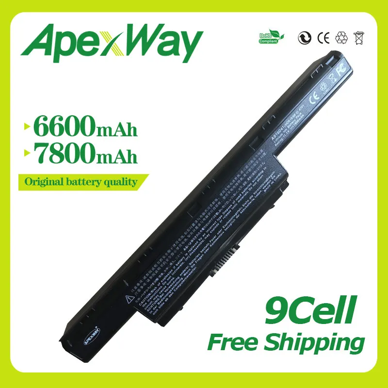 

Apexway 11.1V Laptop Battery for Acer Aspire 4741 5551G 5560G 5741G AS10D31 AS10D3E AS10D41 AS10D51 AS10D5E AS10D61 9 Cells