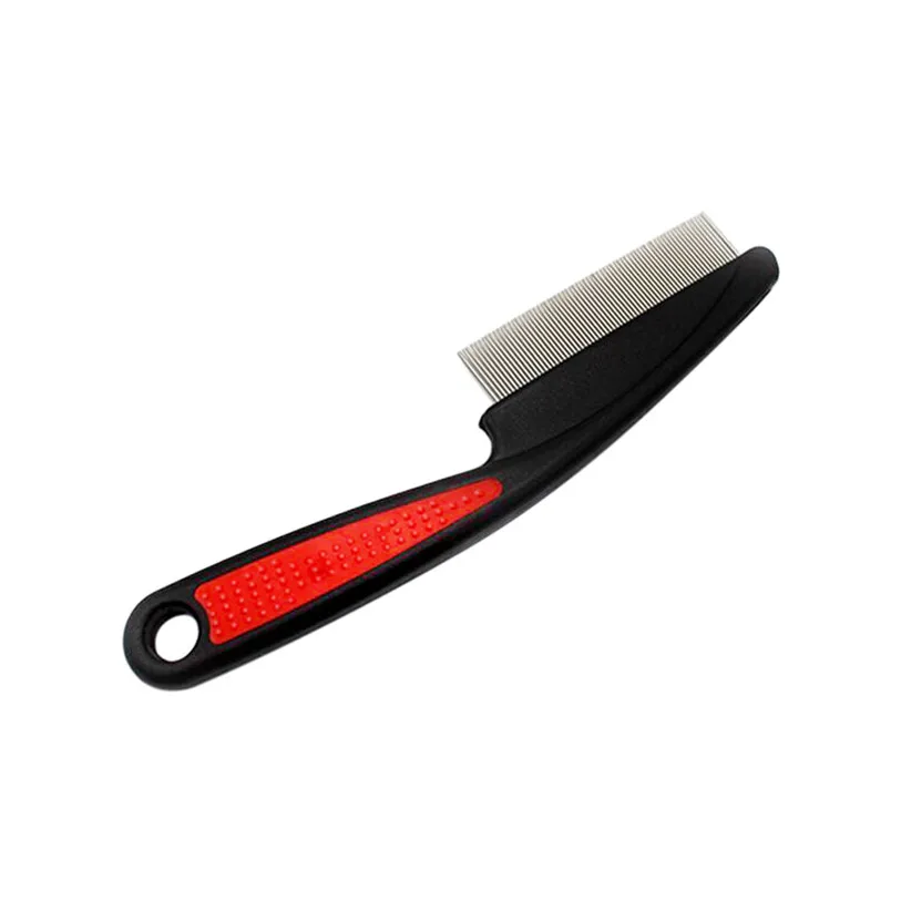Dog Pet Hair Grooming Comb Flea Shedding Brush Puppy Cat Dog Handhold Stainless Hair Combs Cat Dog Bath Cleaning Supplies 40DC25 (6)