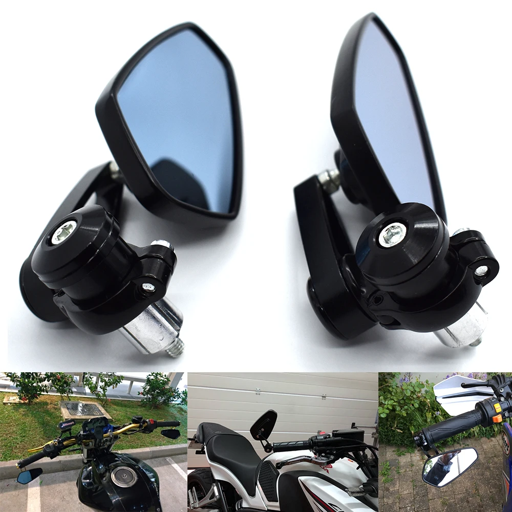 

Universal 7/8"" 22mm handle bar motorcycle bar end mirror Motorcycle Mirror FOR YAMAHA FAZER1000 FZ600 FZ6N FZ1000 FZ1N